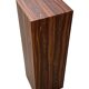 Vintage plant column in rosewood veneer 80s design