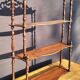 19th century molded mahogany wall shelf Louis-Philippe