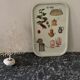 Vintage metal tray