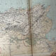 Carte ancienne Algérie et Tunisie 72,5x47cm