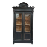 Napoleon III display case in patinated oak