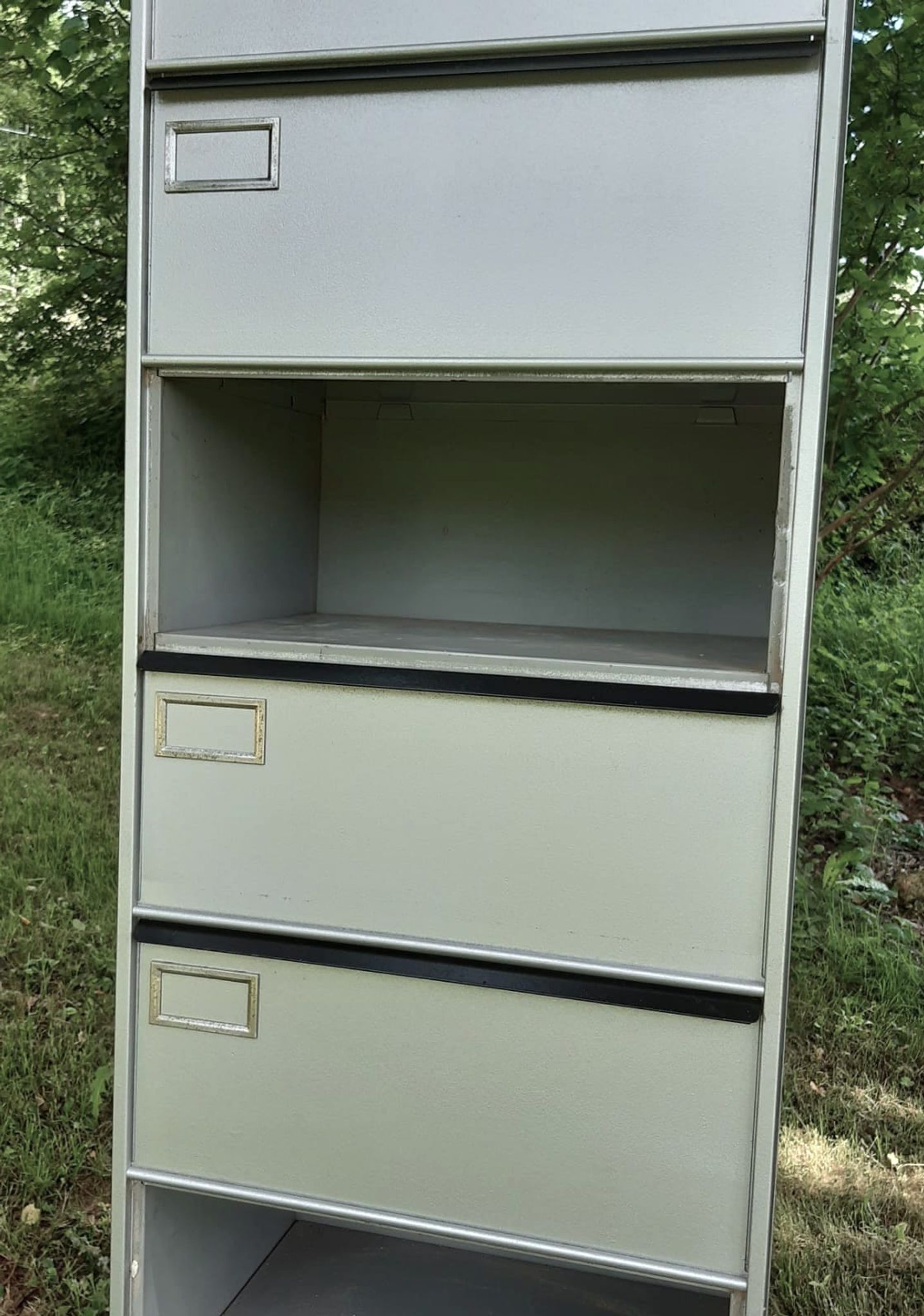 metal binder 9 drawers with clamshells