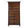 Antique archive cabinet with roller doors