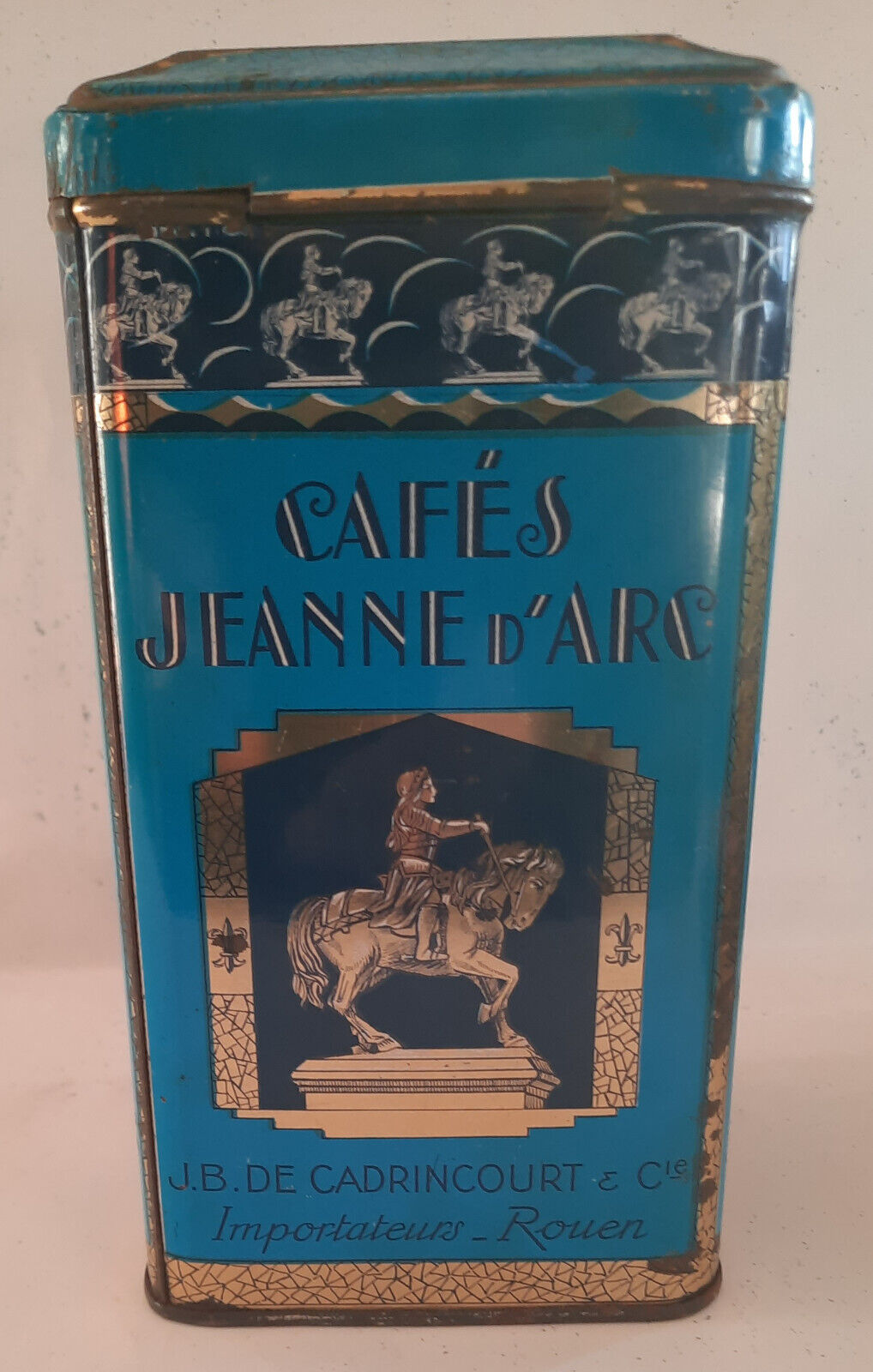 Former advertising box "Cafés Jeanne d'Arc" 1920
