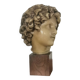 Wax head on “art deco” wooden base