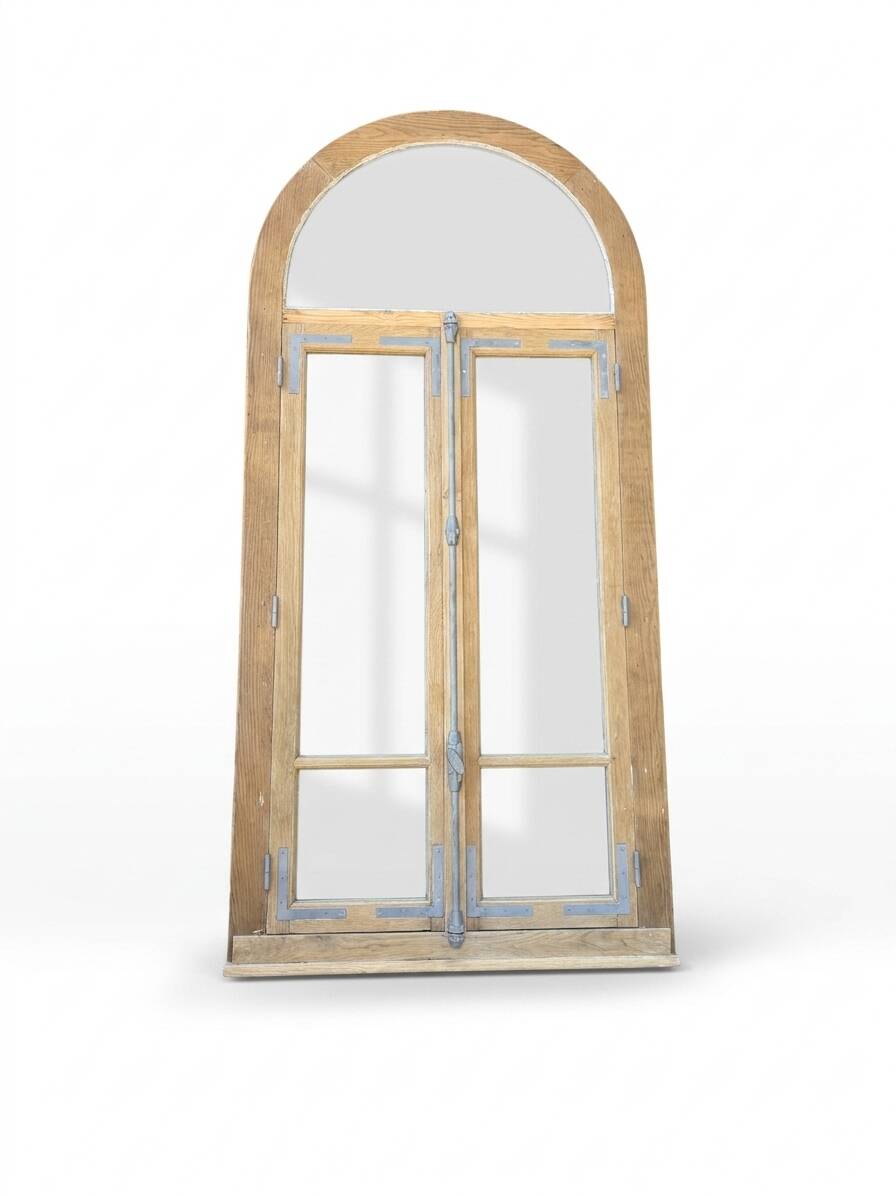 Old window in solid oak