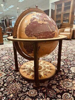 Classic Italian Zoffoli Aries globe bar floor model