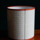 Nepalese paper cylindrical lampshade