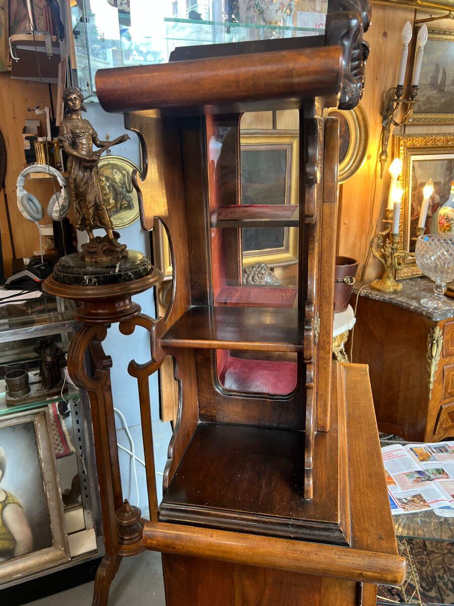 Neo-Renaissance display cabinet attributed to the creative spirit of Gabriel Viardot, circa 1890.