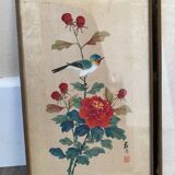 Trio of Japanese ornithological plates