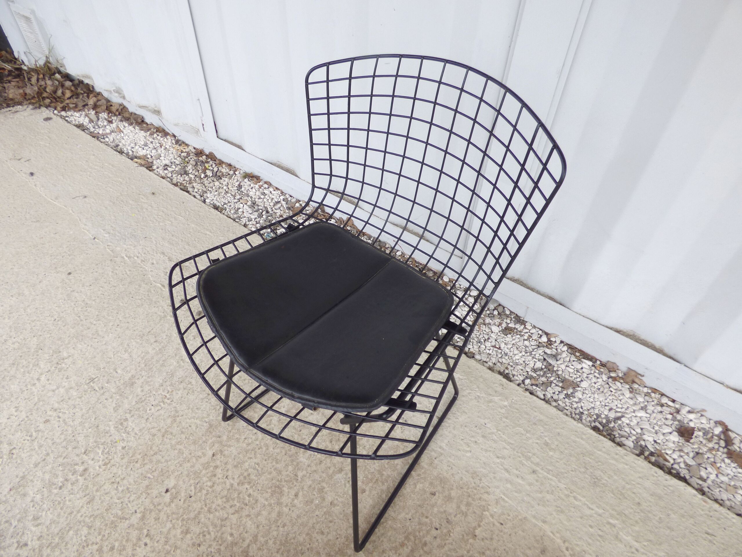 Black Bertoia Chair for Knoll International