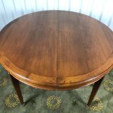 Louis XVI dining room table - 3 cherry extensions
