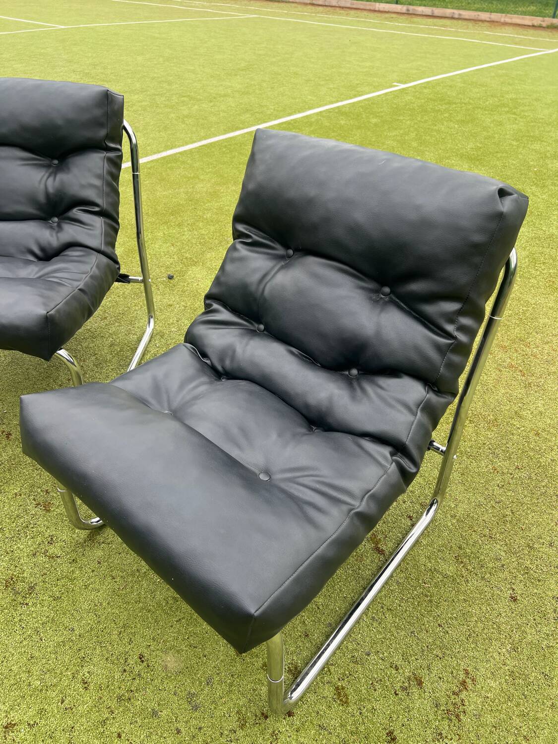 Pair of Pixi armchairs by Gillis Lundgren for IKEA