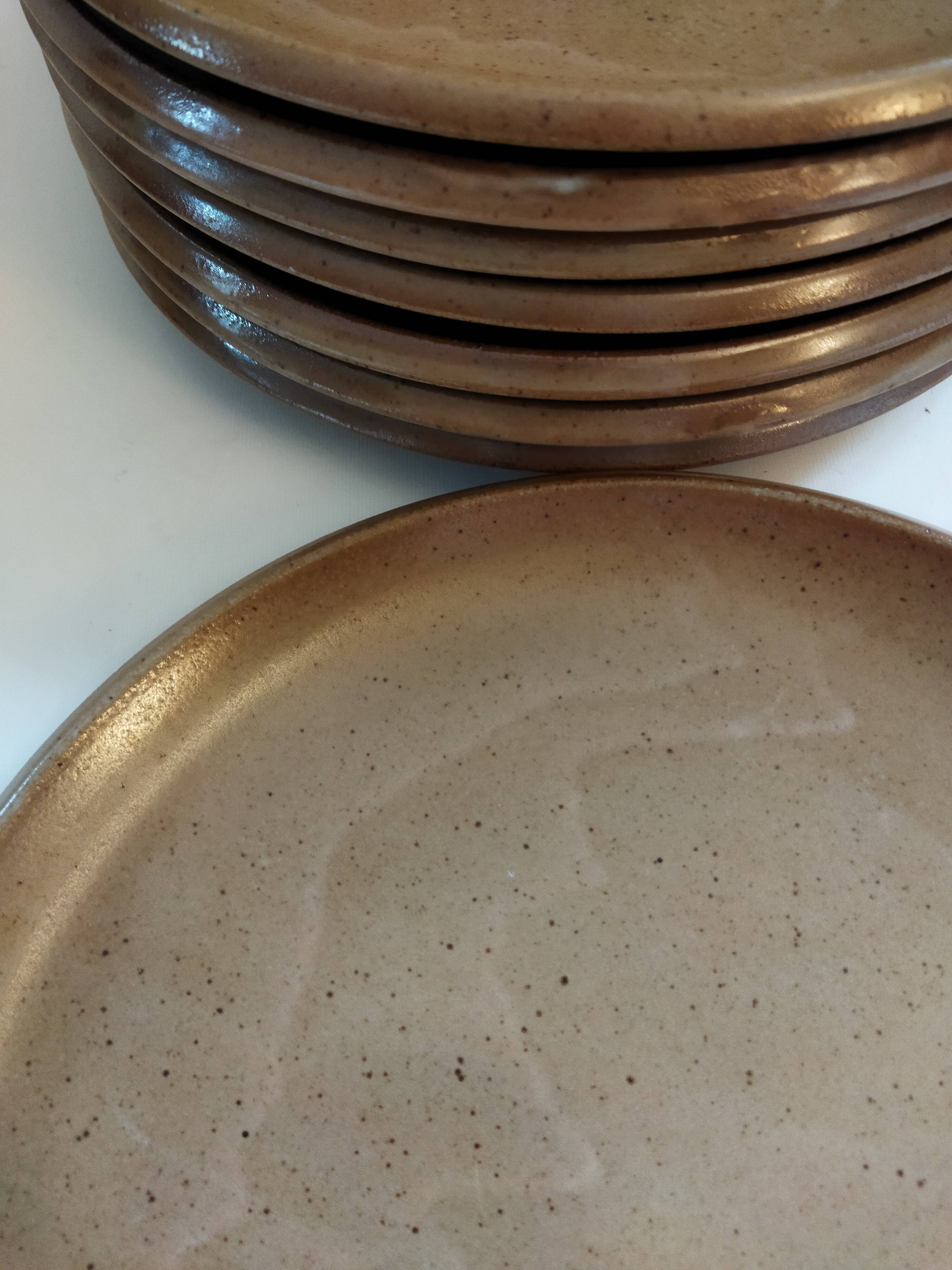 8 flat plates in Brenne sandstone