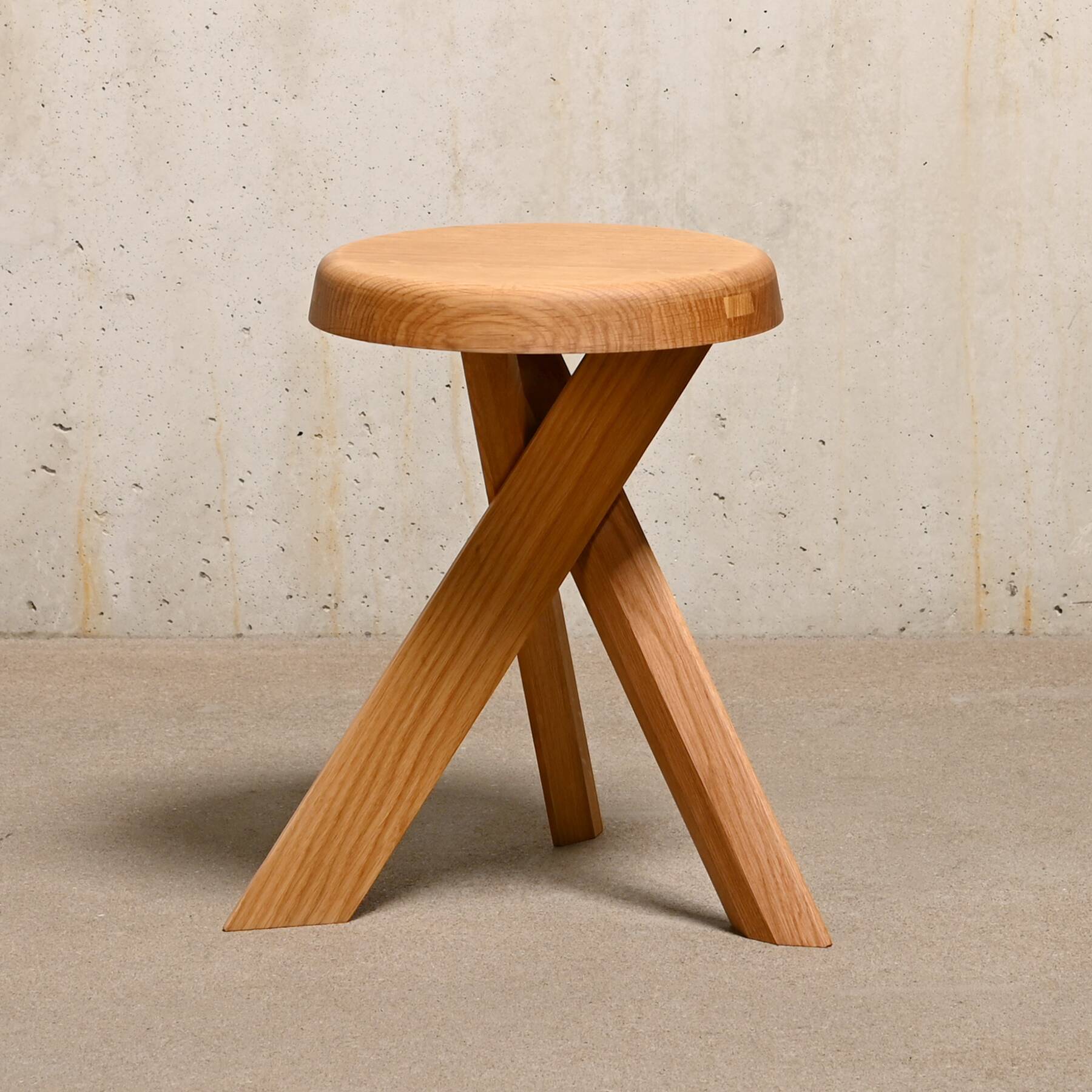 Pierre Chapo S31B Stool OAK by Chapo Creation France
