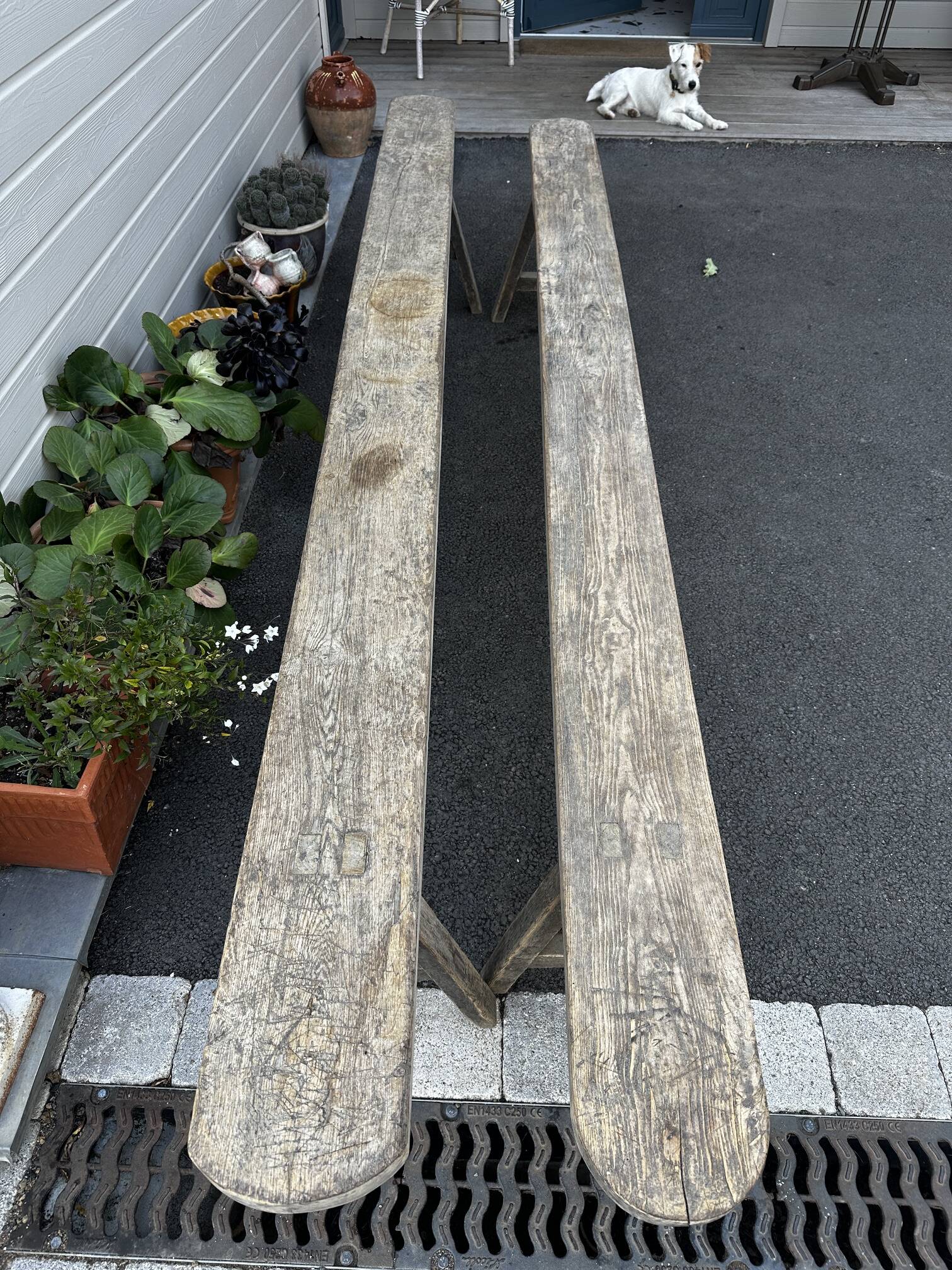 Paire de bancs