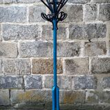 Painted parrot coats door