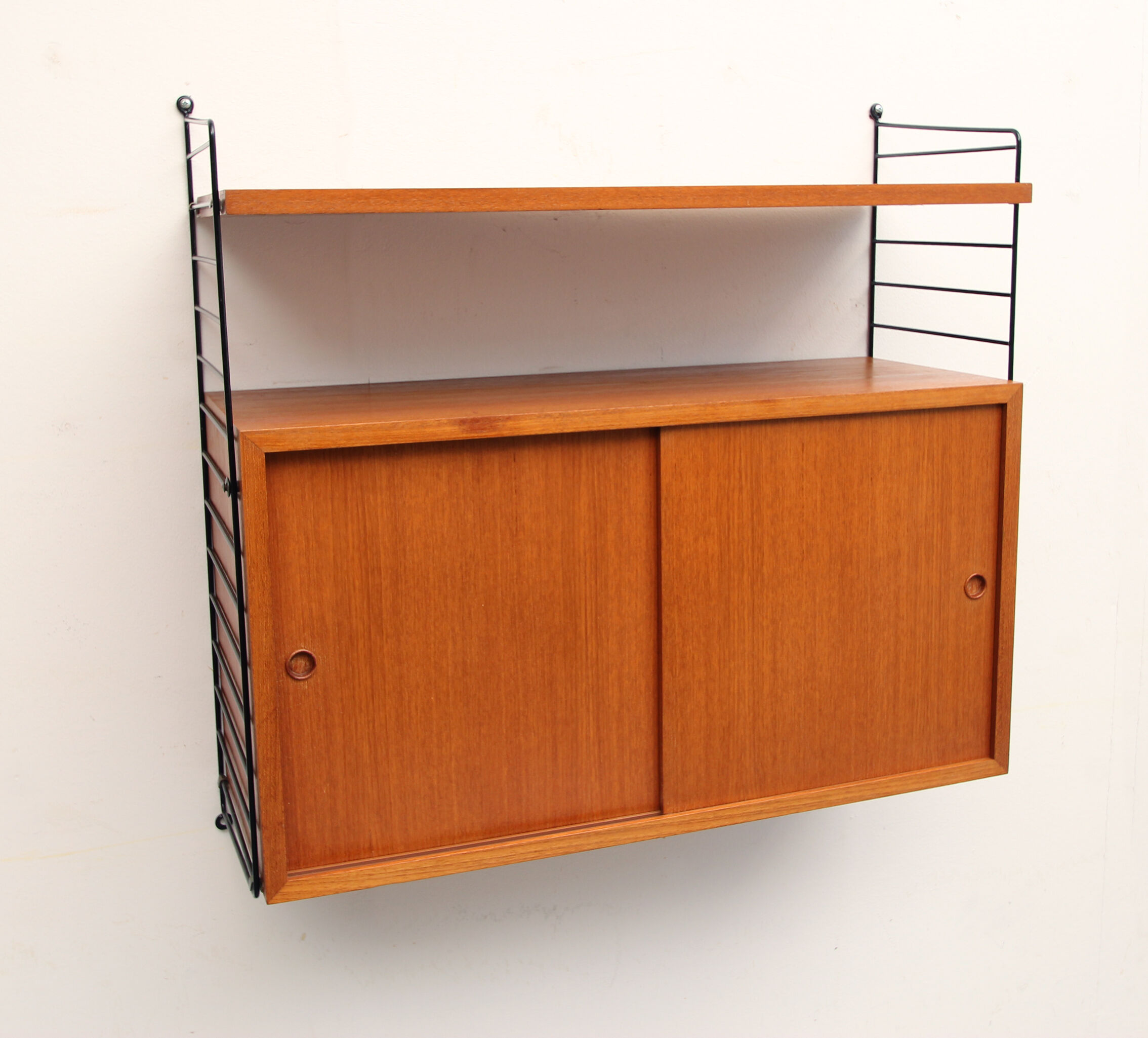 60s string wall unit in teak