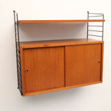 60s string wall unit in teak