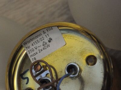 Wortmann & Filz double wall lamp