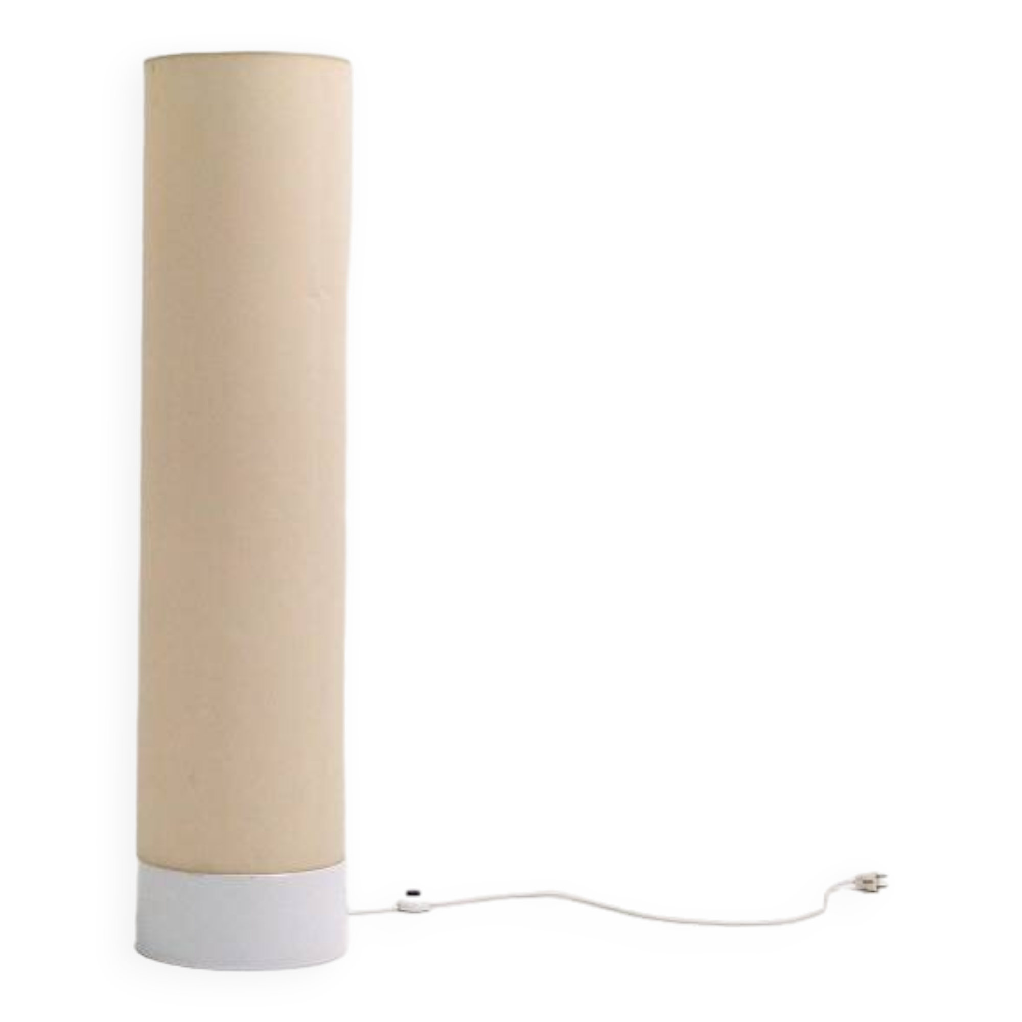 Vintage Cylindrical Floor Lamp of Dutch Origin