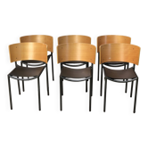 Lila hunter, XO, Philippe Starck (set of 6)