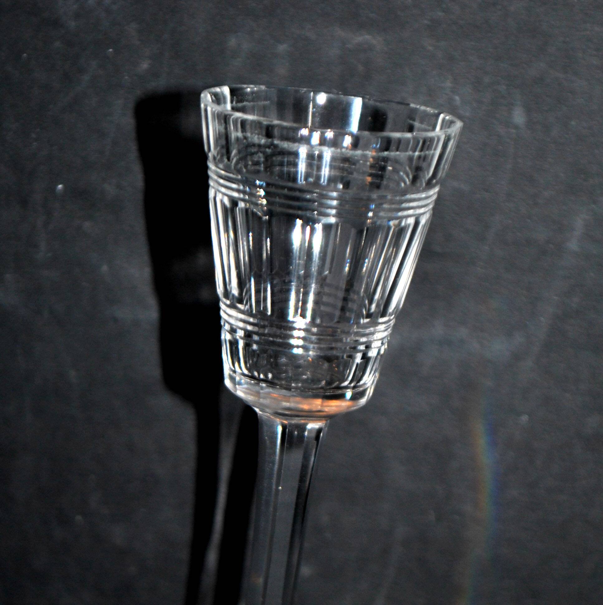 Baccarat 1900 crystal liqueur glass, chicago model, size 8557