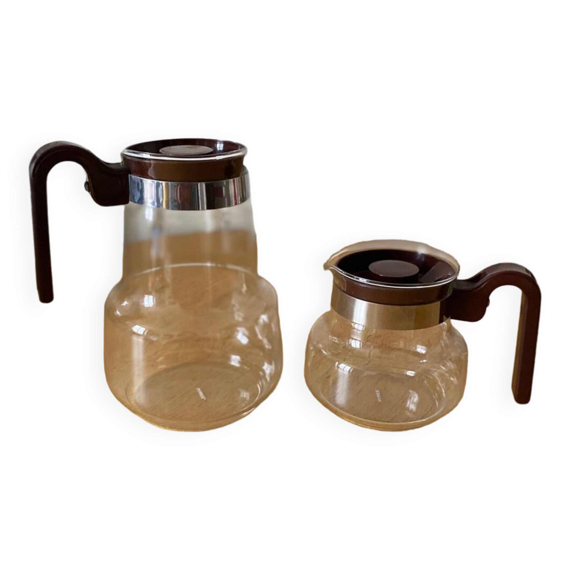 Vintage Pyrex glass teapot coffee pot carafes