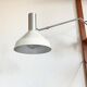 Mid-century minimalist Swiss table lamp with a clamp by Rosemarie and Rico Baltensweiler for Baltensweiler, 1950s.