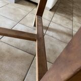 Solid wood farmhouse table