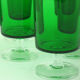 7 bottle green walking glasses - Cavalier Luminarc France 70