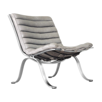 Ariet Leather Lounge Chair by Arne Norell for Norell Möbel AB, 1966