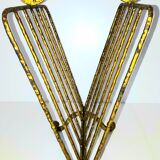 Golden metal magazine door