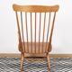 Chaise à bascule, rocking-chair, vintage en bois.