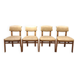 Set of 4 vintage Danish design dining chairs