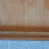 Commode en bois vernis, années 80
