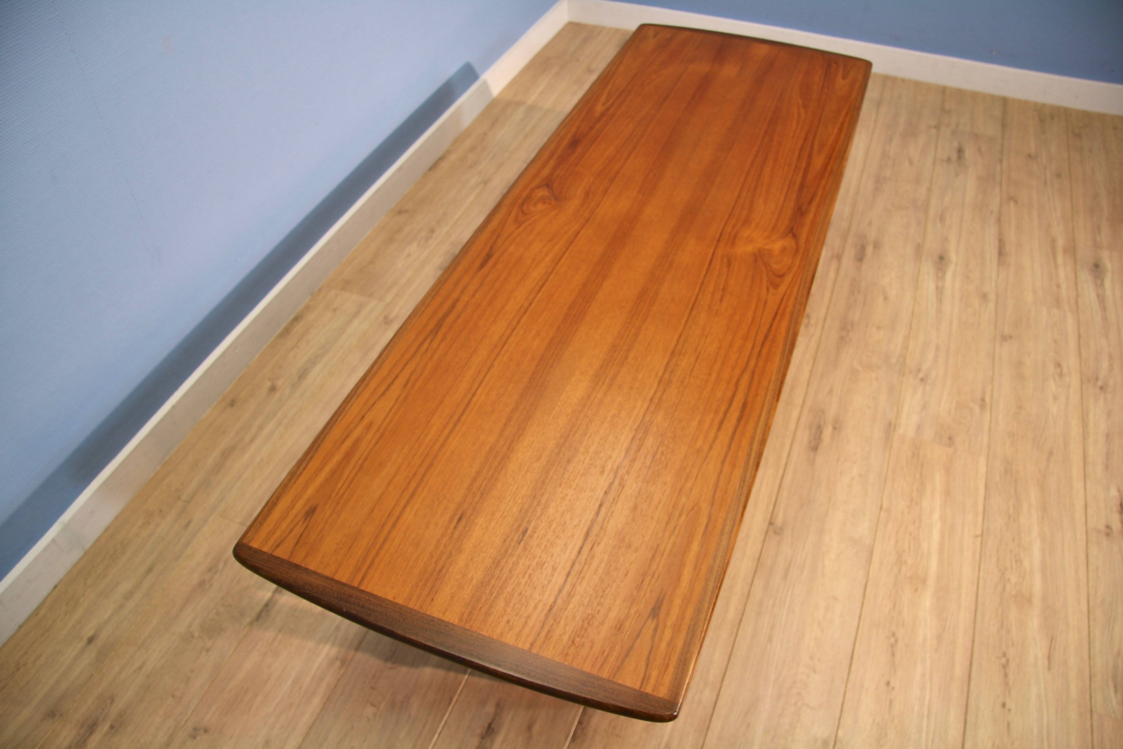 Danish coffee table with drawer in teak, 1960s