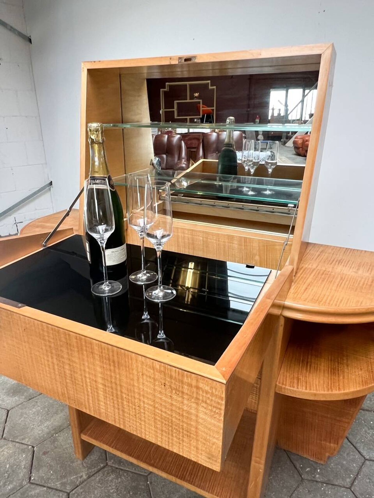 Armoire à boissons et bar vintage, années 1950