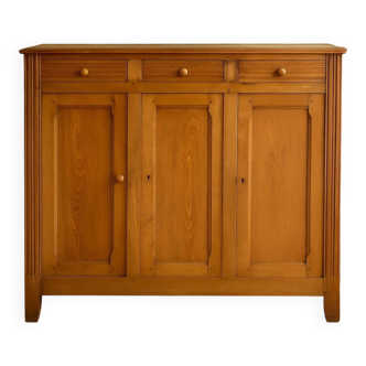 Grand buffet parisien époque 1900 en chêne