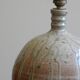 Lampe bouteille en grès Français campagne française