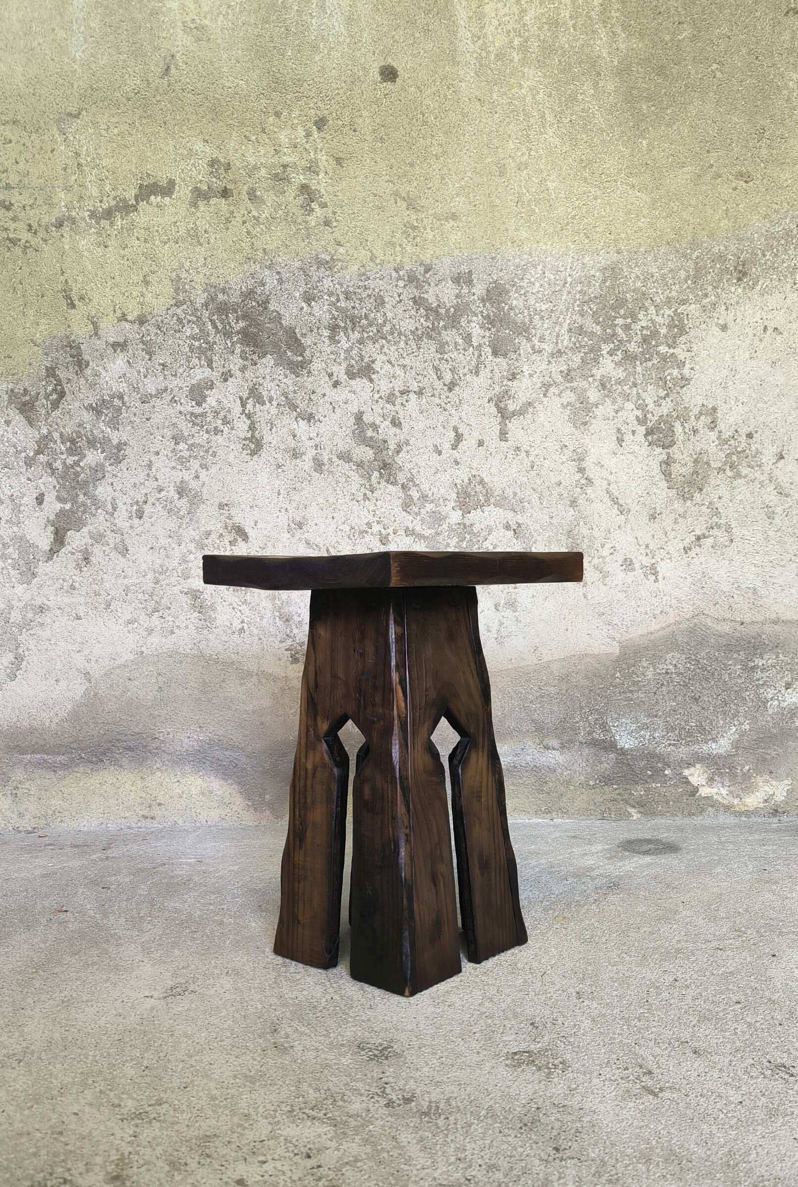 Vintage wooden stool