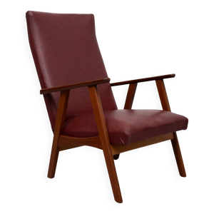chaise longue à dossier