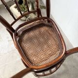 Set of 4 Fischel cane bistro chairs
