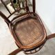 Set of 4 Fischel caned bistro chairs