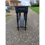 Napoleon III style wooden and cane console
