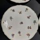 Dessert plates series of six Limoges Legrand porcelain