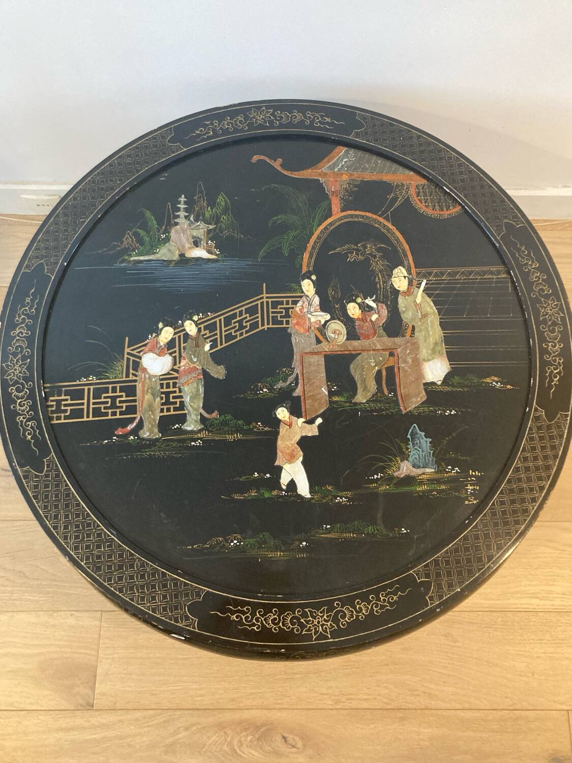 Lacquered Chinese coffee table