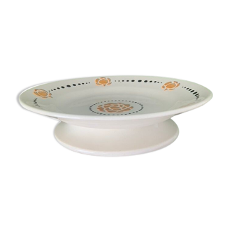 Plat gateau compotier  Terre de Fer