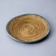 XL circular rattan tray, Italy, 1970s