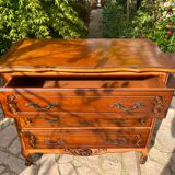 Three-drawer cherry chest of drawers